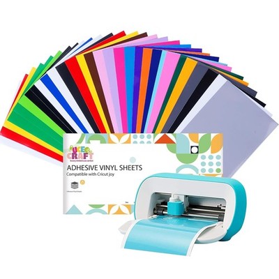 30 Stück Smart Vinyl Permanent für Cricut Joy, Vinylfolie Plotter, 14cm x 3