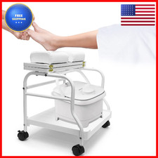 Beauty Salon Nail Or Foot Bath Spa Portable Esthetician Trolley Cart For Foot
