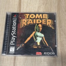 Tomb Raider Sony PlayStation 1 1996 Eidos Complete Black Label