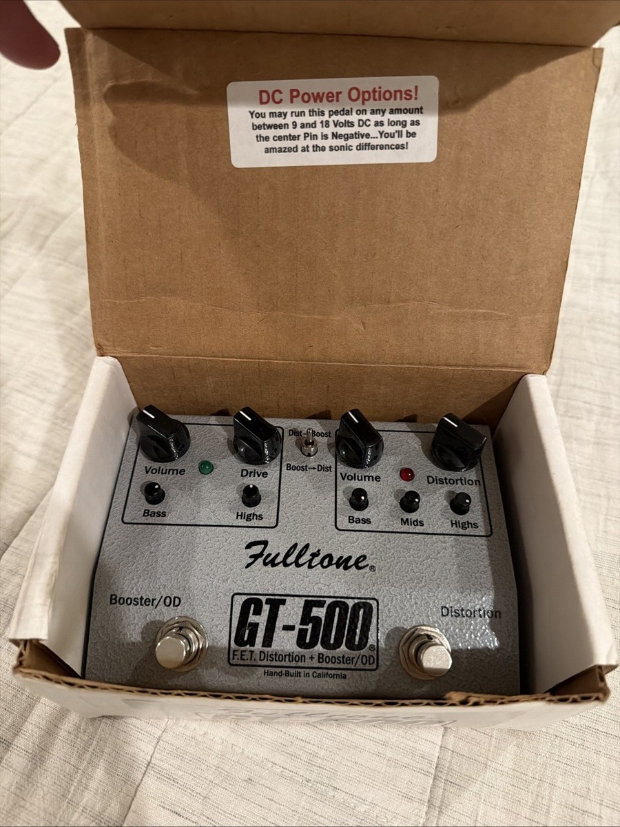 Fulltone GT-500 Distortion/OD Booster Pedal *** FREE SHIPPING
