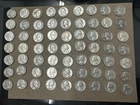 90% Silver Quarters *Lot Of 63 Coins* Varied Mints*All Readable / All Pre 1964