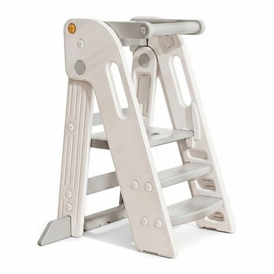 Foldable Toddler Tower Kitchen Step Stool for Kids 