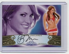 2010 Benchwarmer Autograph Signature Series Brandi Maclaren Auto