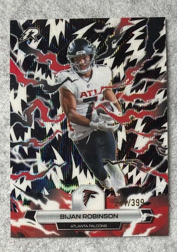 2025 Topps Resurgence - Black & White Surge Refractor #5 Bijan Robinson /399