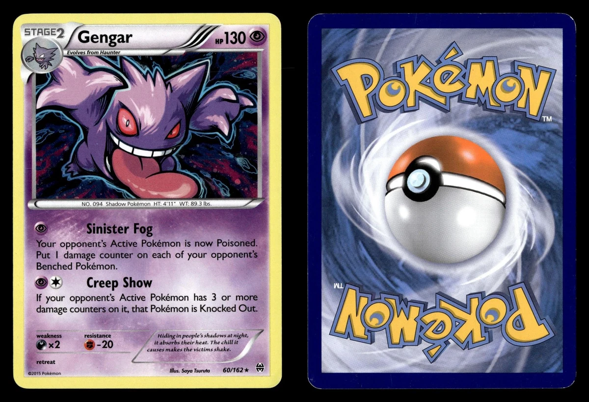 Gengar Pokémon TCG Breakthrough Collectible Individual Card Games