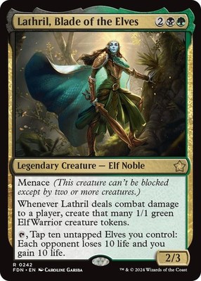 Lathril, Blade of the Elves - 242 - NM - Foundations