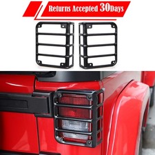 Tail Light Guards Covers Steel Metal Black Rear For 08-17 Jeep Wrangler Jk New Tail Light Guards Covers Steel Metal Black Rear For 08-17 Jeep Wrangler Jk New