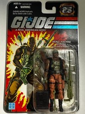 Hasbro GI Joe 25th Anniversary Roadblock Action Figure  damaged packaged minor