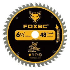 6-1/2" Track Saw Blade 48T Replacement for Makita Plunge Circular Saw, Dewalt Tr