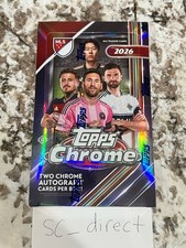 🔥 Topps Chrome 2026 MLS Major League Soccer Sealed Hobby Box - New In Hand