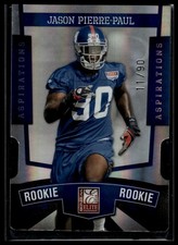 2010 Donruss Elite #176 Jason Pierre-Paul Aspirations #/90 Rookie SN,RC