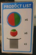 Outdoor Toss and Catch Ball Set - 6 Paddles 6 Balls for Family Fun