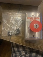 Pilla Model Series WPS Ventilation Start Button With Keys And Screws(NEW,NO BOX)