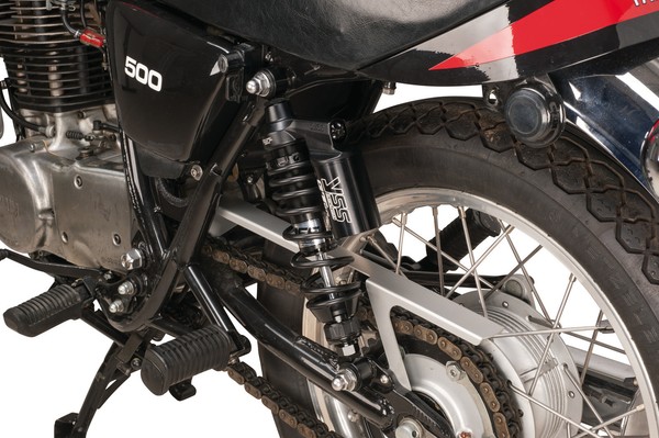 Kedo Yamaha SR500 Mini Kettenschutz Alu Eloxiert Chainguard-image
