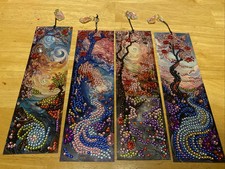 Diamond Painting Bookmarks Tree Finished Sealed You Choose from 4