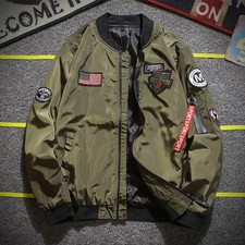 2024 Spring and Autumn New Fashion Trend Baseball Jacket Men's Casual Relaxed .