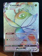 Celebi VMAX - 199/198 - Rainbow Secret Rare - Chilling Reign - Pokemon- MINT on eBay