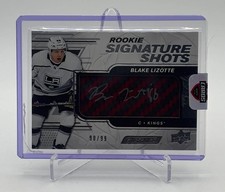Blake Lizotte 2019-20 Upper Deck Engrained Rookie RC Patch Auto /99 ( Kings )