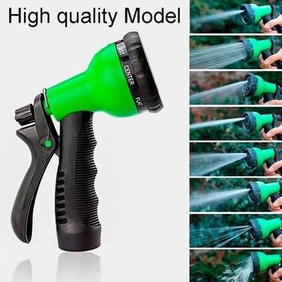 8 Mode High Pressure Garden Hose Nozzle Water Sprayer Car Wash Spray Gun