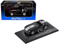 2004 FORD SHELBY COBRA CONCEPT EBONY BLACK 1/64 MODEL BY AUTOART 20542
