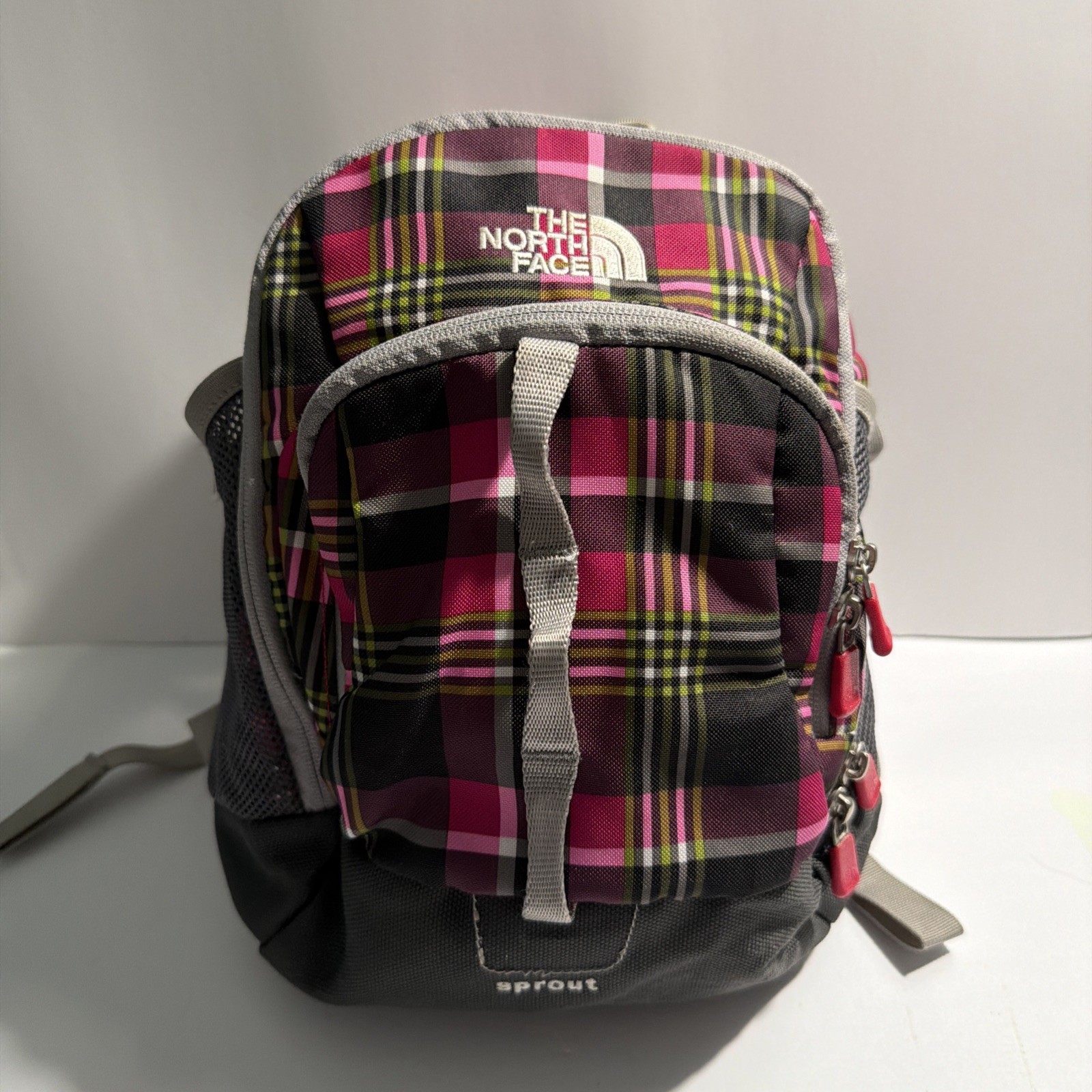 Hiking Youth Girls Pink Tartan Plaid