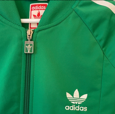 Vintage Adidas Mexico Olympics Green Track Top Jacket - Women's