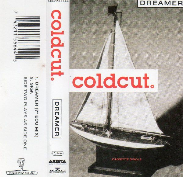 Coldcut Dreamer cassette UK Arista 1993 74321156644