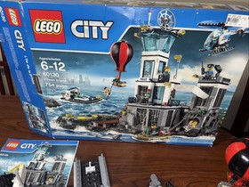 LEGO City Set 60130 Prison Island Complete With Box And Books