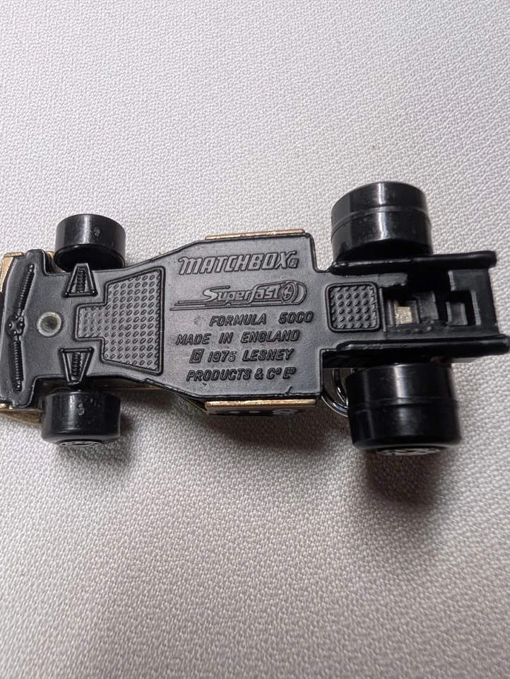 Coche de colección 1975 Matchbox Superfast Formula 5000 Lesney Exxon Champion F1 - inglés Foto 3 de 3