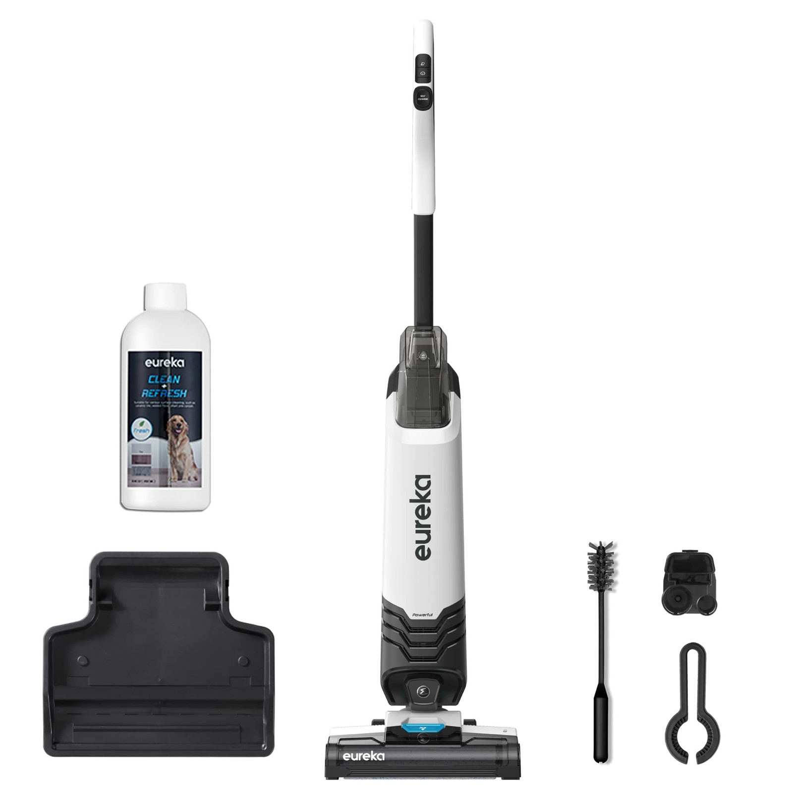All in One Wet Dry Vacuum Cleaner and Mop for Multi-Surface Lightweight Self-...