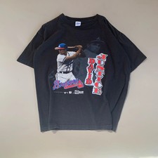 Large 1989 David Justice Atlanta Braves T-shirt