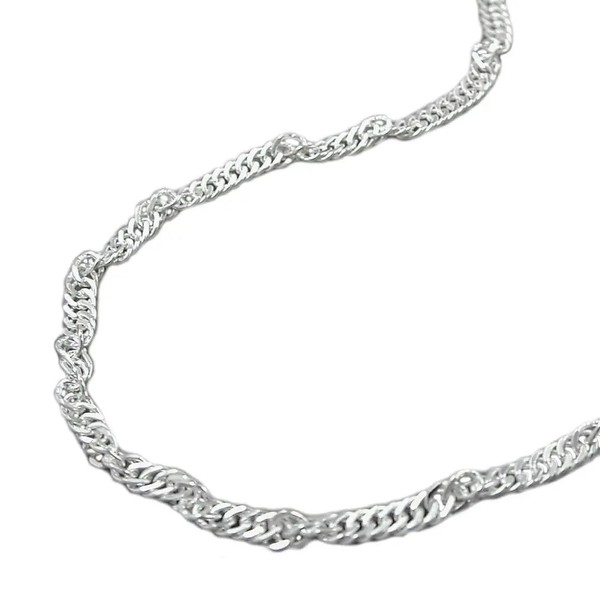 Kette 2Mm Singapurkette Diamantiert Silber 925 42Cm | Gallay | Ean 4051288049843-image