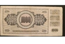 Jugoslavia 1000 Dinara 1978 7