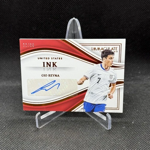 2023-24 Panini Immaculate Collection Ink Gio Reyna AUTO #'ed 23/99 - USA🇺🇸🔥
