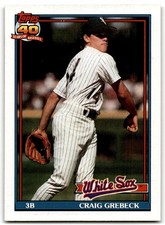1991 Topps Craig Grebeck Chicago White Sox #446