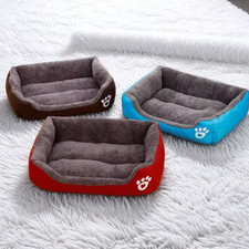 Calming Pet Bed for Dogs  Cats   Soft Warm Sleeping Nest Puppy Mat Pad