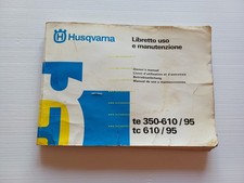 Husqvarna TE 350 610 - TC 610 1995 manuale uso manutenzione originale italiano