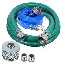 Cam and Groove 2" Suction Pump Kit - Includes 65' Blue  20' Green PVC 2 Inch