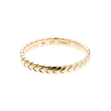 Bvlgari Spiga Ring AN856860 Pink Gold 18K Fashion No Stone Band ... BF589566