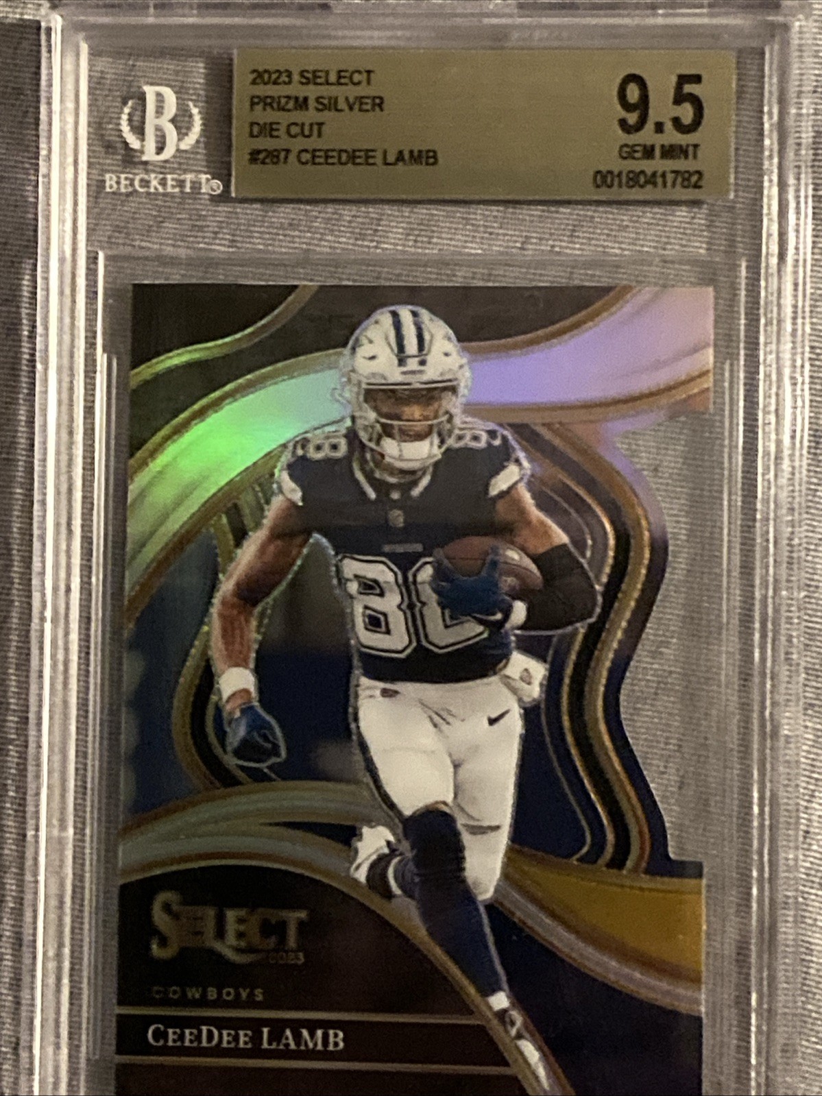 CEEDEE LAMB #287 2023 Panini Select - Club Level DIE CUT
