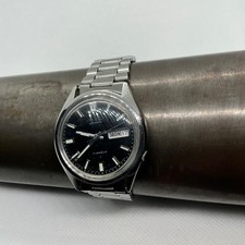 Vintage Seiko 5 Automatic Watch stainless steel runs sporadically for service