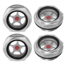 4-Pack Air Compressor Oil Sight Glass M27 x 1.5mm Glass