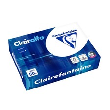 [1910C] Clairalfa Ramette 500 Feuilles Papier 80g A5 148x210 mm Blanc 170CIE
