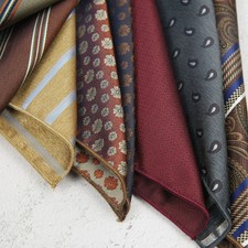 Paisley Pocket Square Men's Handkerchief Vintage Chest Suit Accessories Business