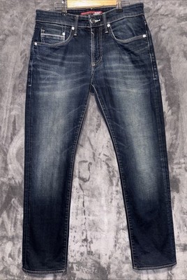 Mavi Amerika Marcus Slim Jeans Mens 30x30 Blue Stretch Denim Straight Leg