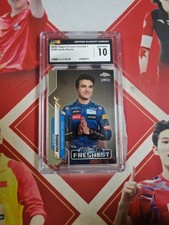 2020 Topps Chrome Formula 1 1st Edition Base Freshest Rookie Lando Norris CGC 10