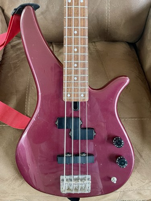#ad YAMAHA Electric Bass Guitar • 4 String Solid Alder Maple Right Hand PURPLE $129.95