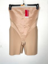 NWT SPANX Women's 1X Ultra-Scultp High-Waisted Mid-Thigh Shapewear 10540R Beige