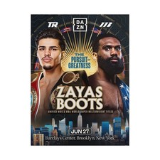 Póster de Zayas vs Boots, regalo para fanáticos, pelea de boxeo, de moda, 18x24