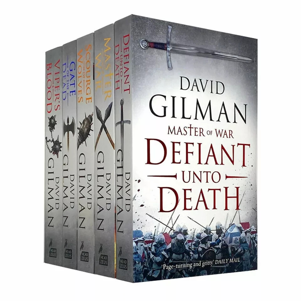 David Gilman Master of War Series 5 Books Collection Set Scourge of Wolves NEW